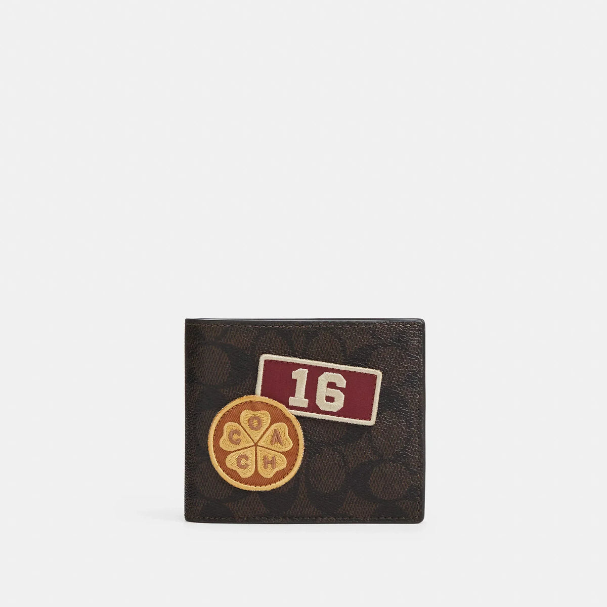 Coach Outlet 3-In-1 Wallet In Signature Canvas With Patches