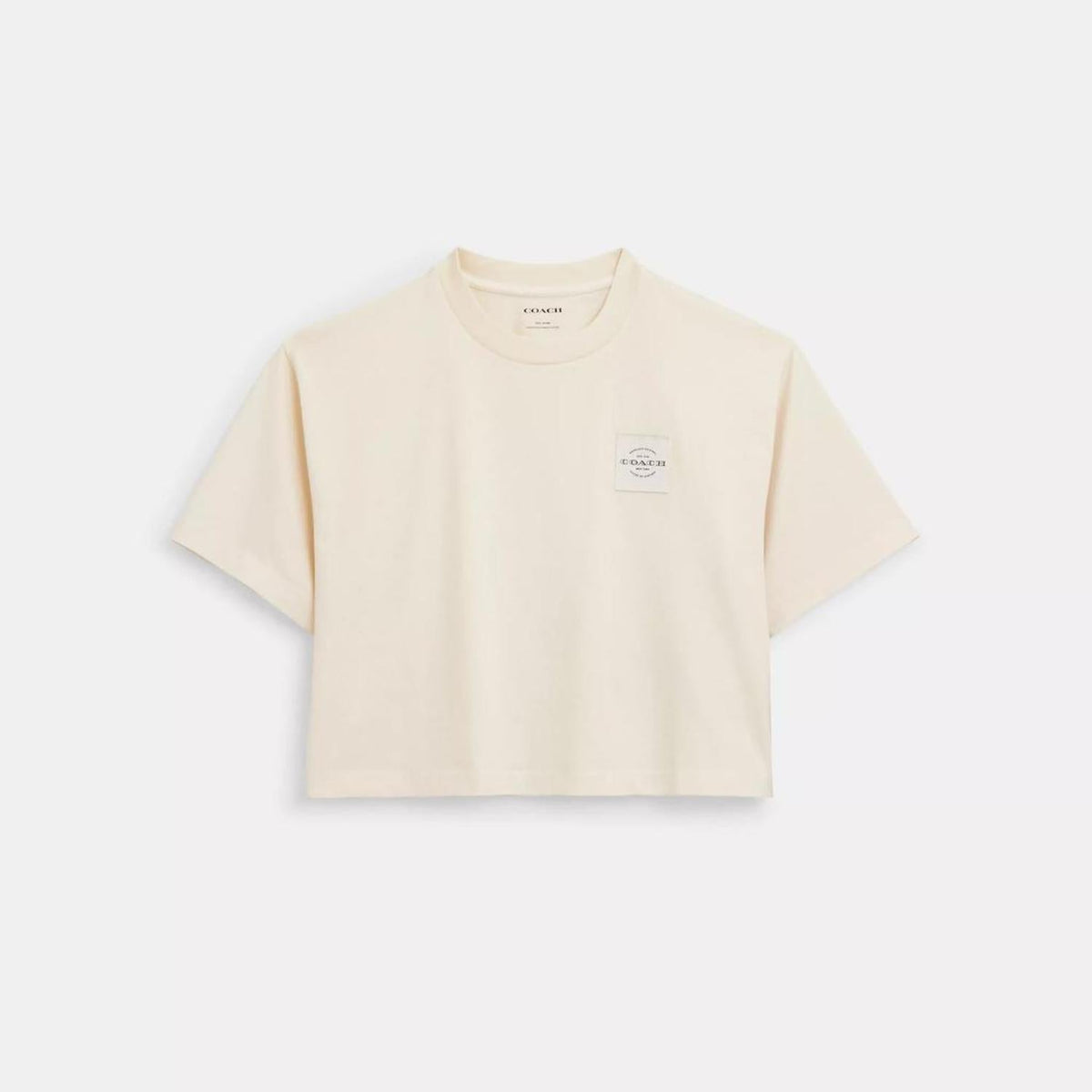 Coach Outlet Garment Dye Cropped T Shirt