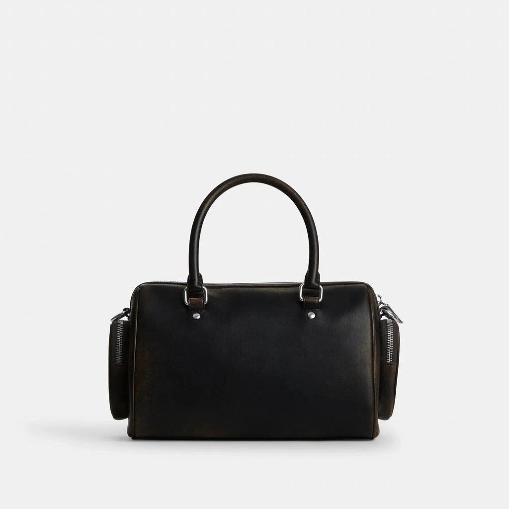 Coach Outlet Rowan Satchel Bag With Pockets In Loved Leather