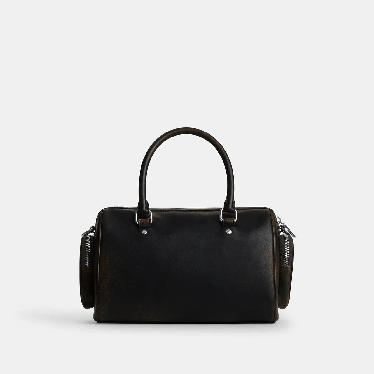 Coach Outlet Rowan Satchel Bag With Pockets In Loved Leather