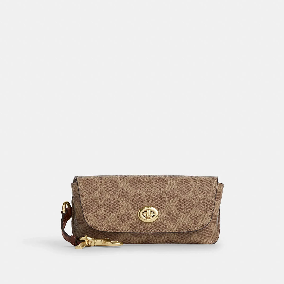 Coach Outlet Sunglass Case In Signature Canvas