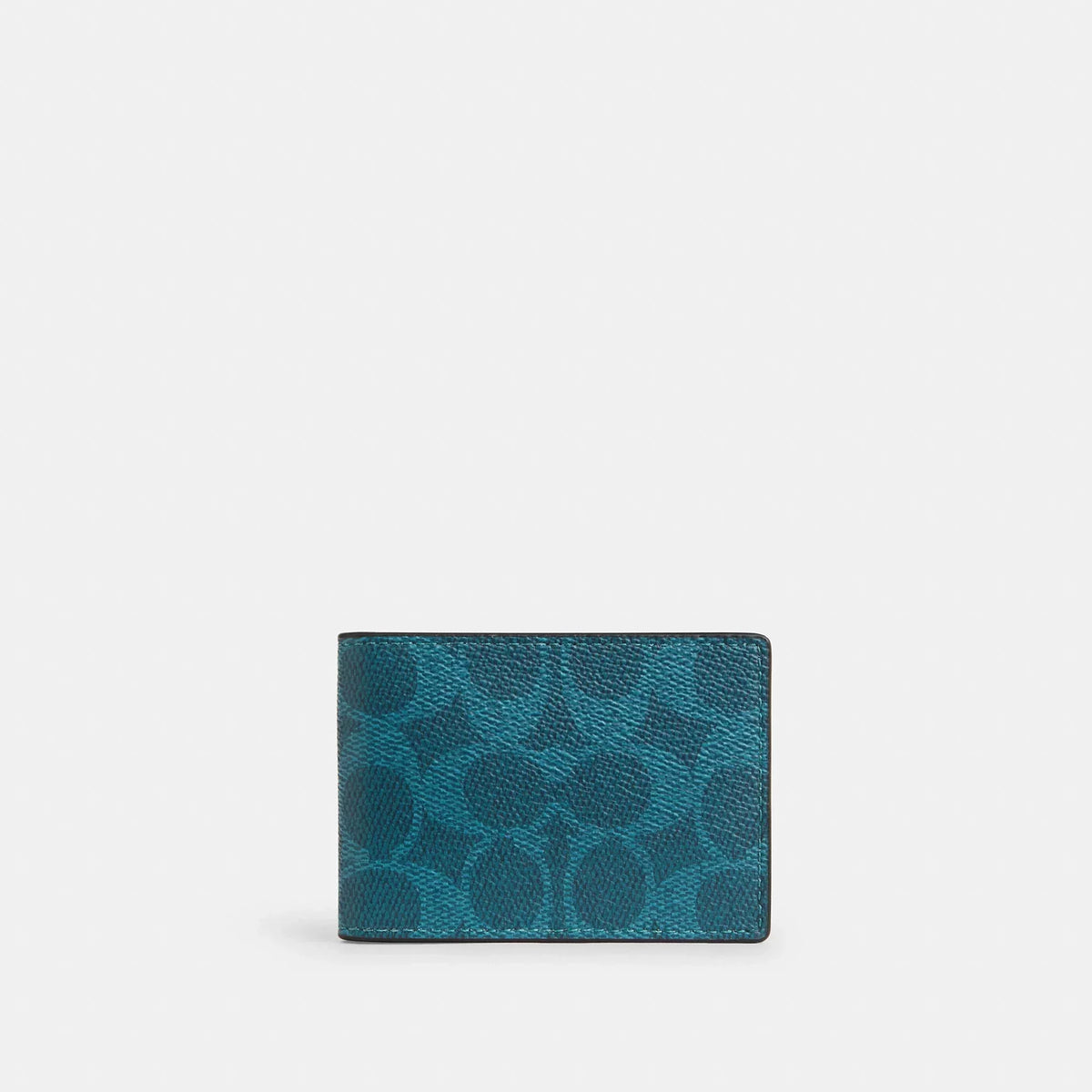 Coach Outlet Compact Billfold Wallet In Signature Canvas