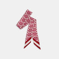 Coach Outlet Signature Print Silk Skinny Scarf
