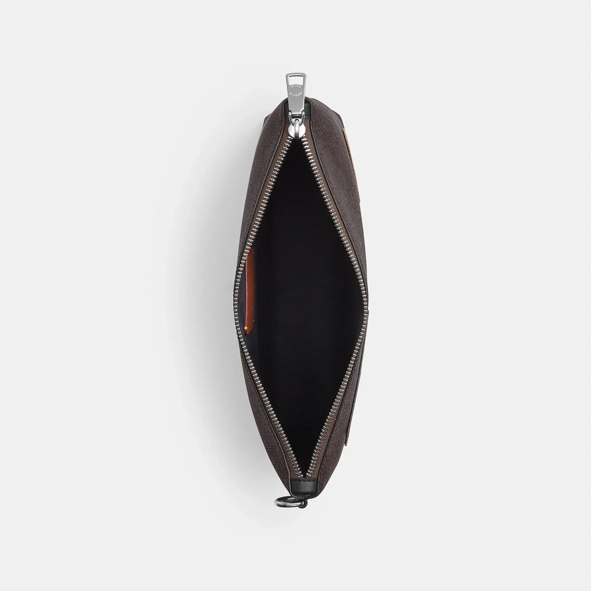 Coach Outlet Pouch In Signature Canvas With Patches