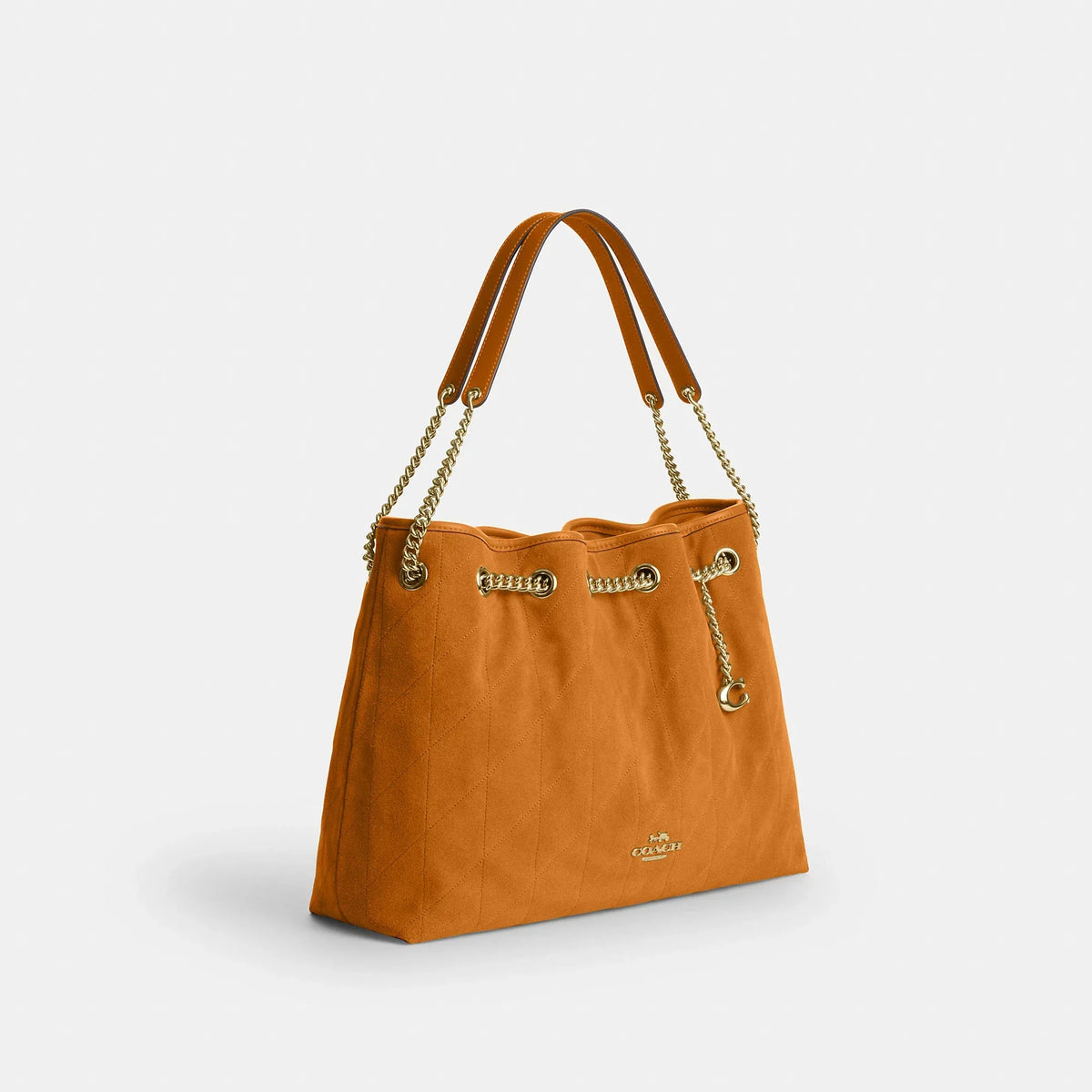 Coach Outlet Evelyn Shoulder Bag With Quilting And Charm