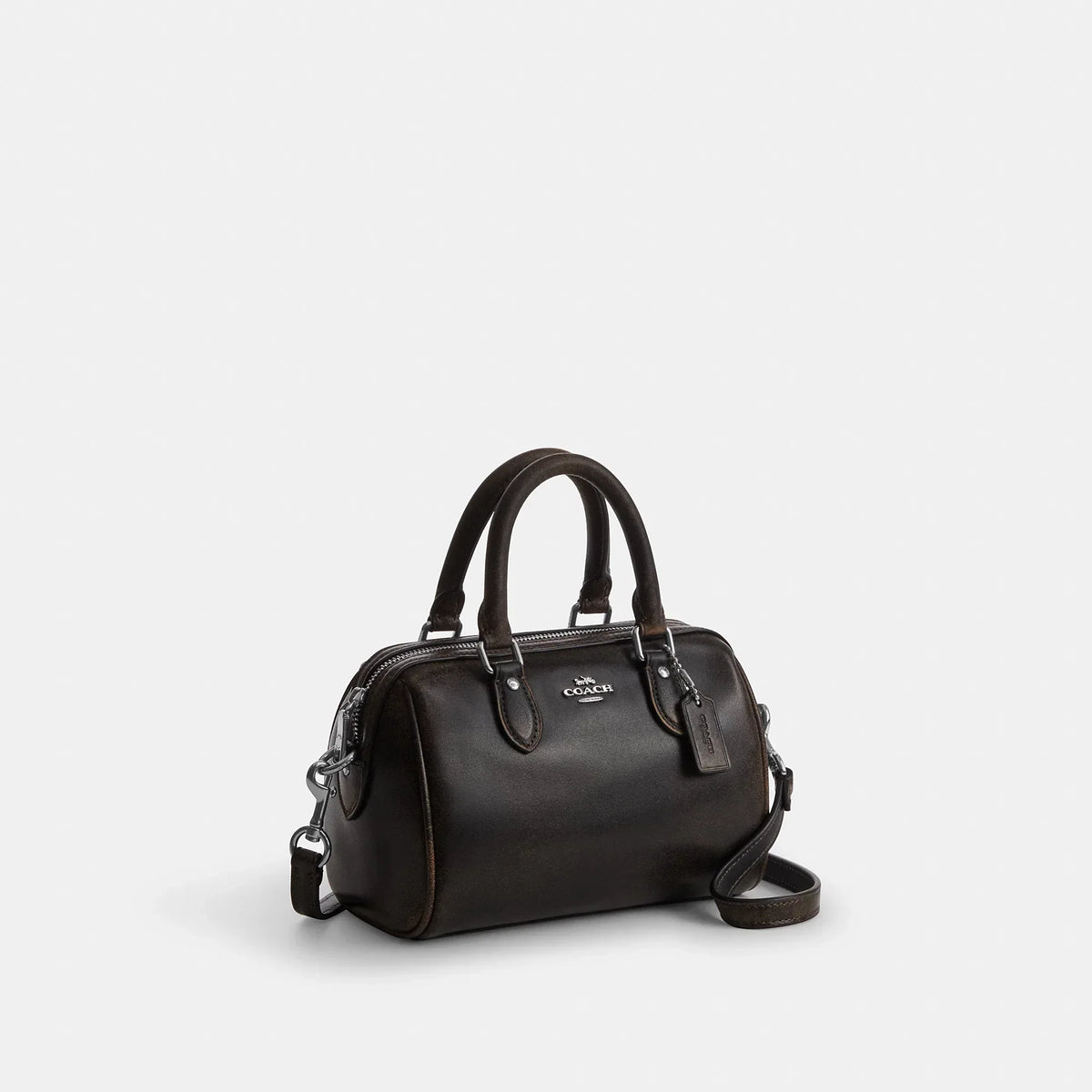 Coach Outlet Mini Rowan Crossbody Bag In Loved Leather