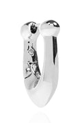 Coach Hoop Detailed Earrings