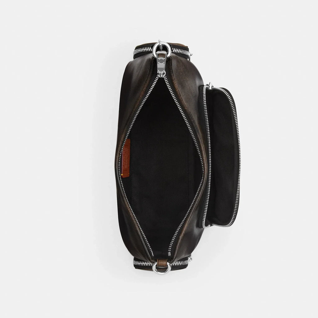 Coach Outlet Laurel Shoulder Bag With Pockets In Loved Leather