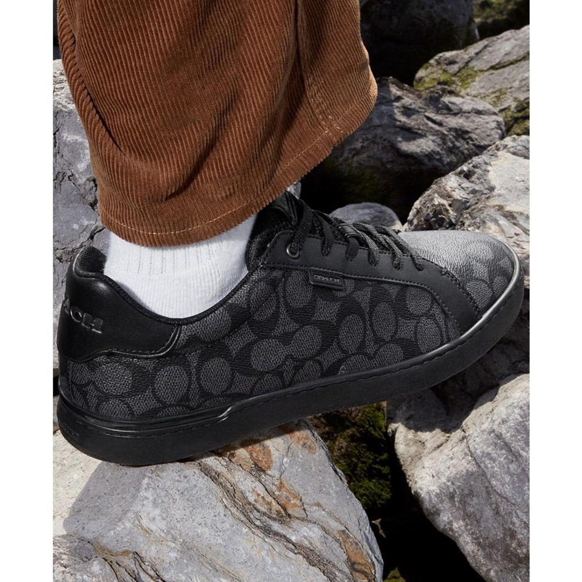 Men's Low Line Signature Low-Top Sneakers