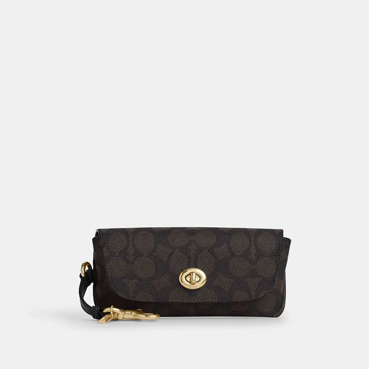Coach Outlet Sunglass Case In Signature Canvas