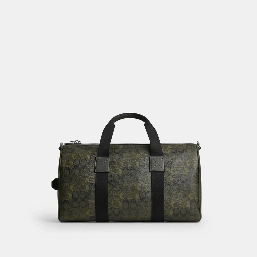 Coach Outlet Explorer Duffle Bag 45 In Signature Camo Print