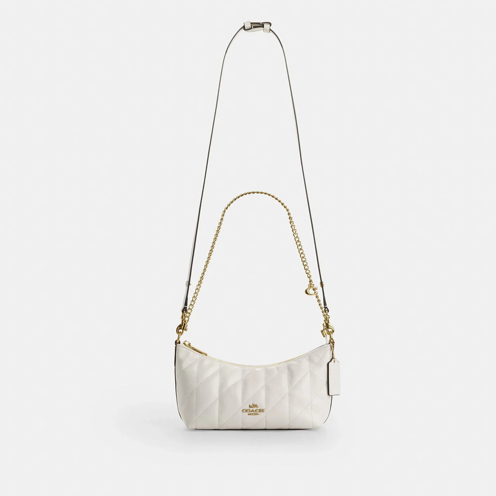 Coach Outlet Caitlin Shoulder Bag With Quilting And Charm