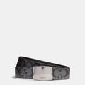 Coach Outlet Boxed Plaque And Harness Buckle Cut To Size Reversible Belt, 38 Mm