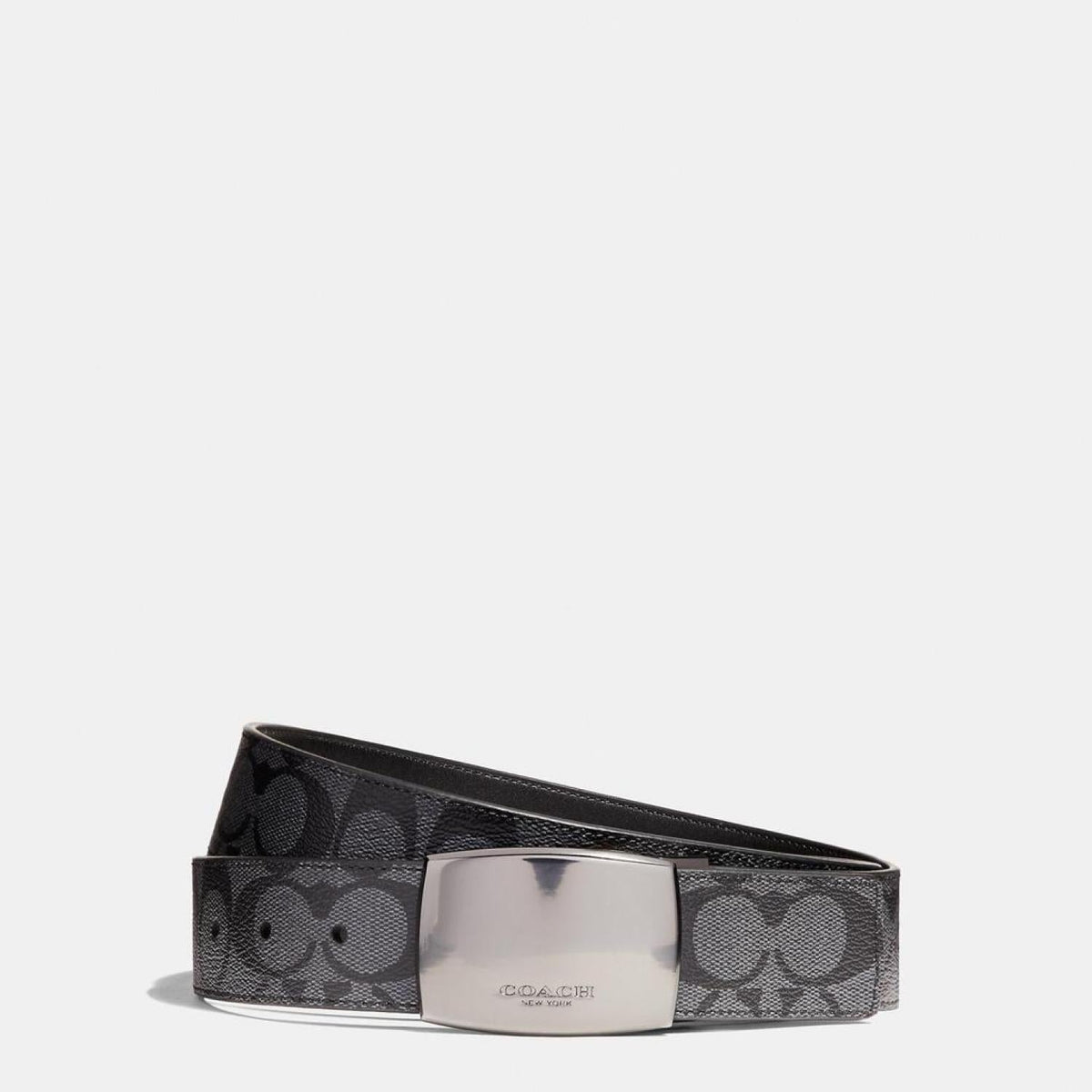 Coach Outlet Boxed Plaque And Harness Buckle Cut To Size Reversible Belt, 38 Mm