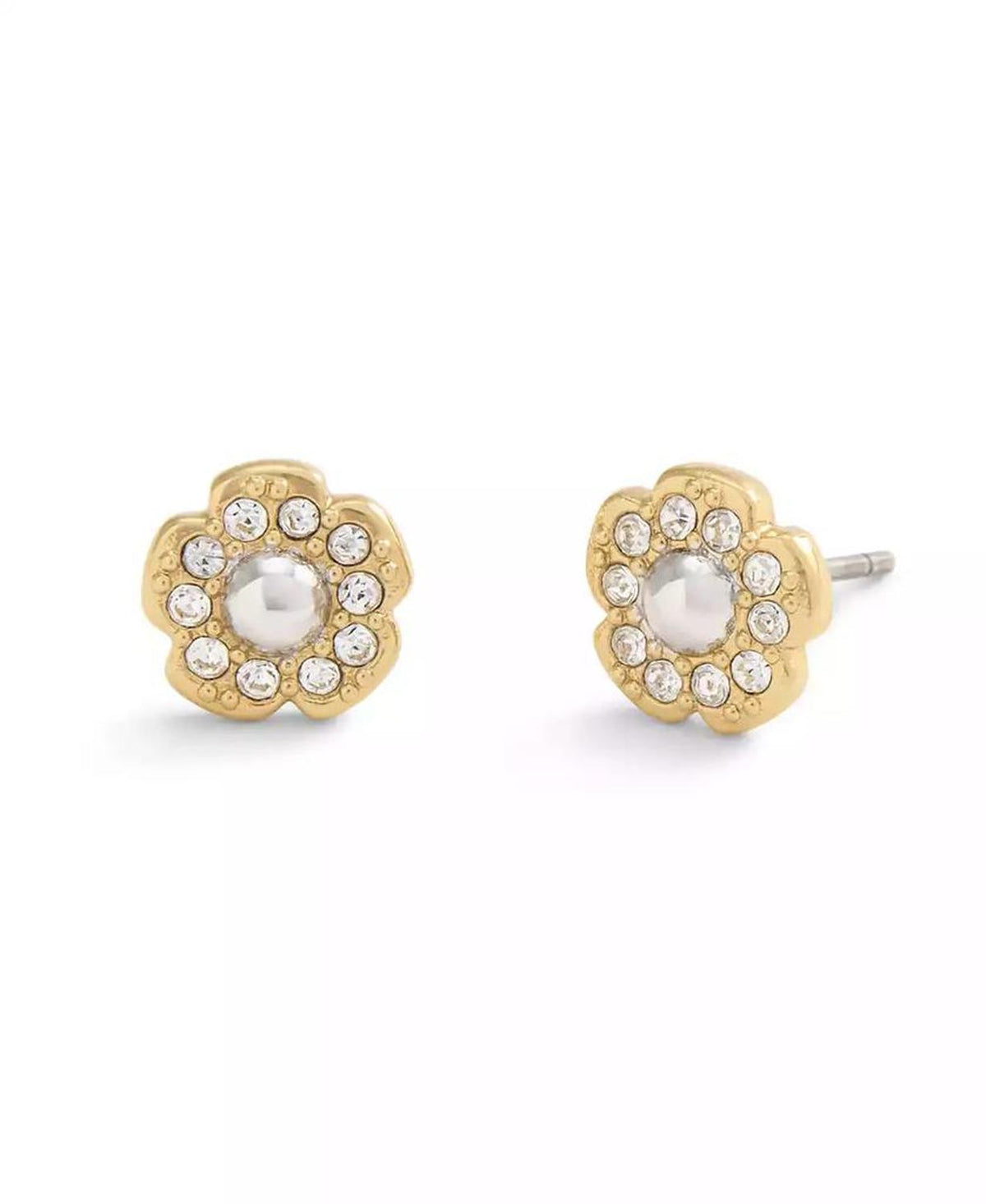 Faux Stone Signature Mini Tea Rose Stud Earrings