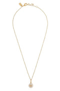 Coach Logo Plaque Pendant Necklace