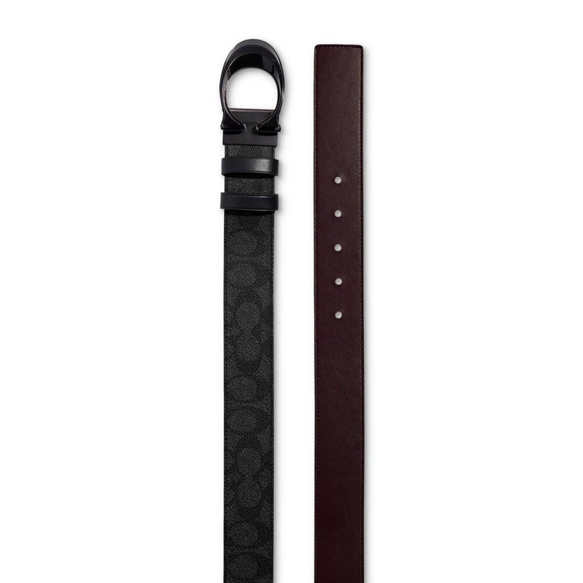Men's Reversible Signature C Buckle Leather Belt
