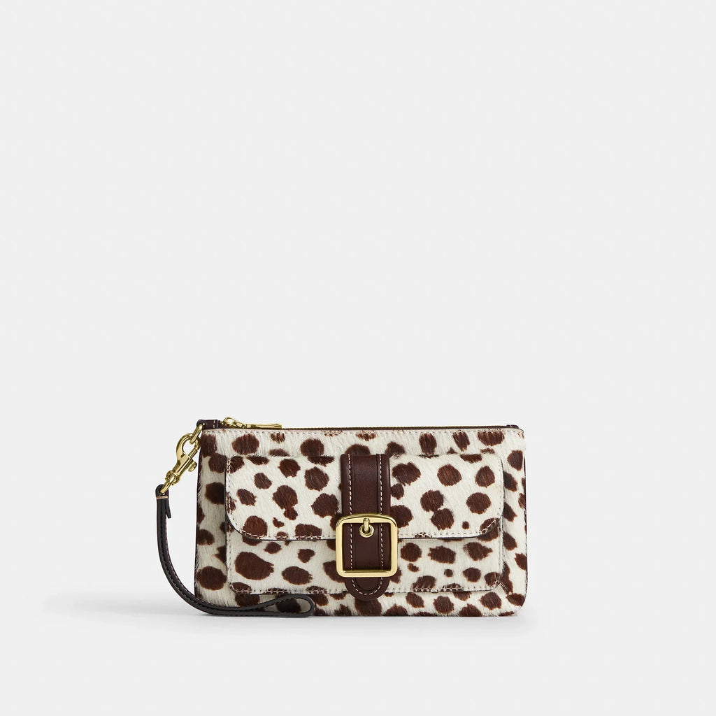 Coach Outlet Ashton Wristlet In Haircalf