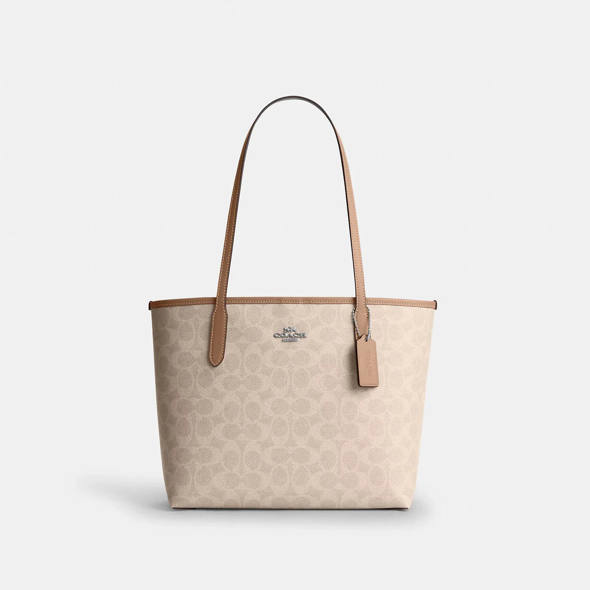 Coach Outlet Medium City Tote Bag In Signature Canvas