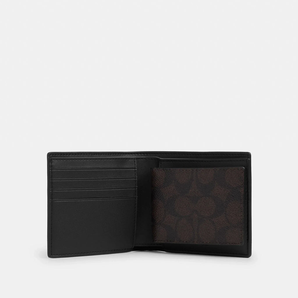 Coach Outlet 3-In-1 Wallet In Signature Canvas With Patches