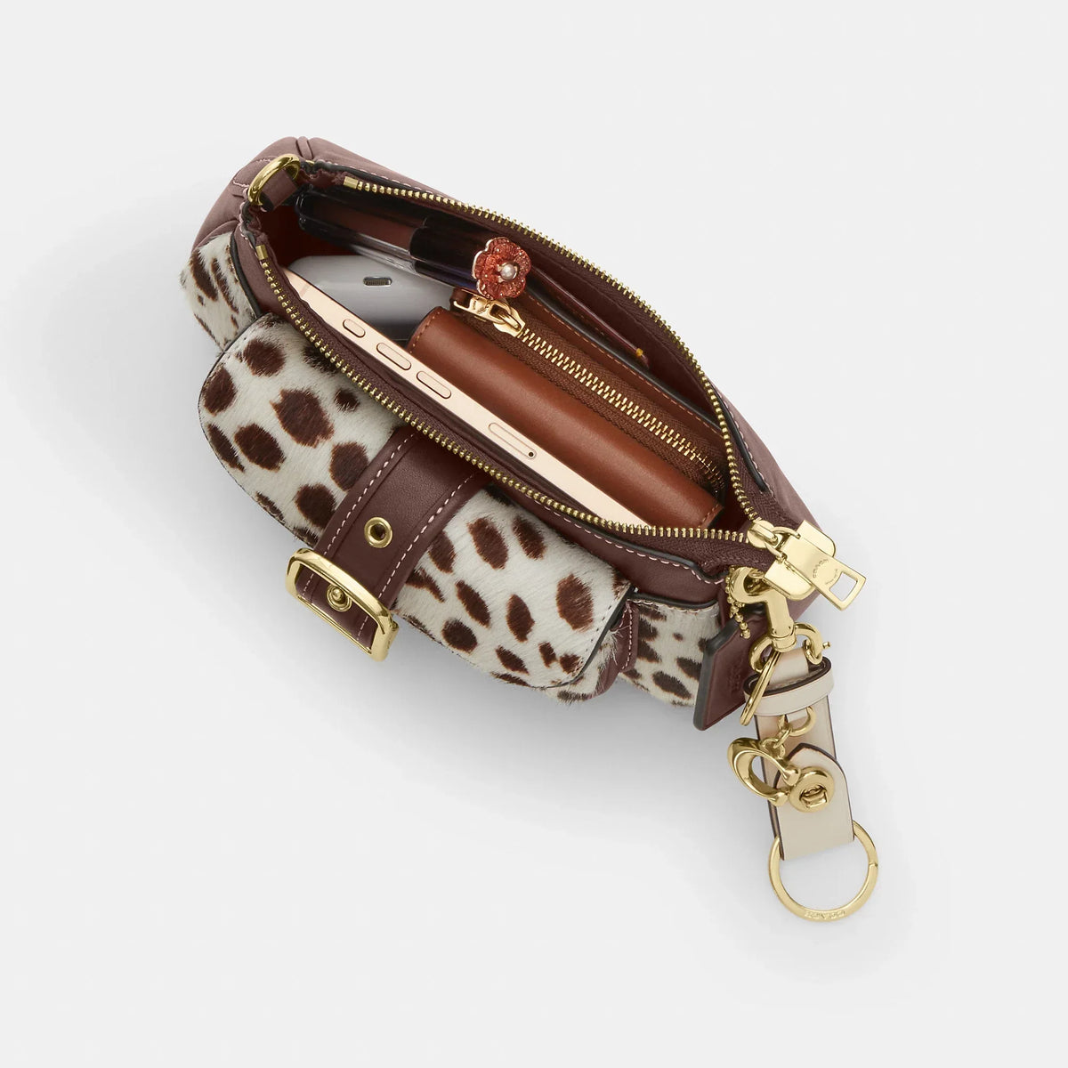 Coach Outlet Ashton Mini Shoulder Bag In Haircalf