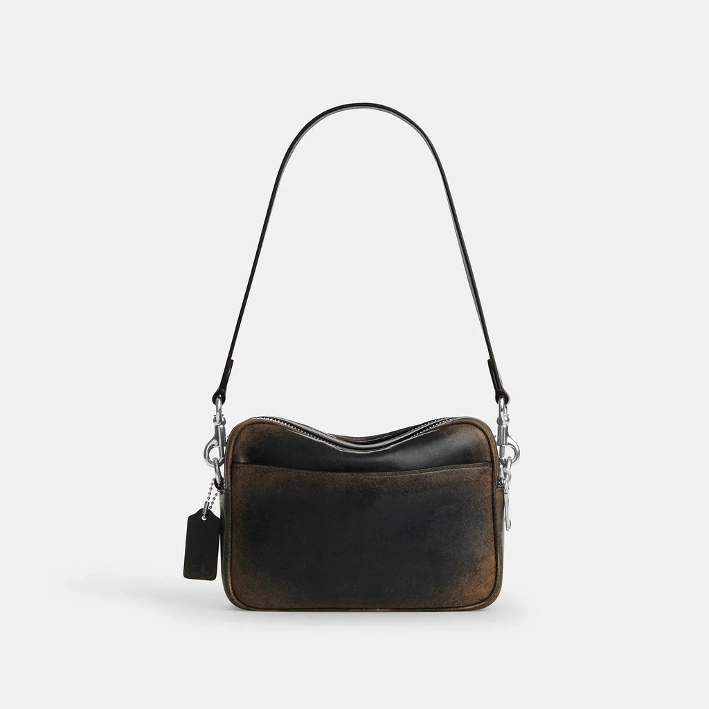 Coach Outlet Mini Carey Crossbody Bag In Loved Leather