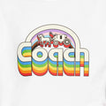 Coach Outlet Rainbow Horse And Carriage T Shirt In Organic Cotton
