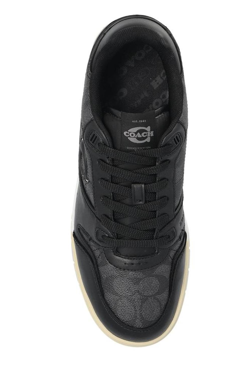 Coach Logo Patch Low-Top Sneakers
