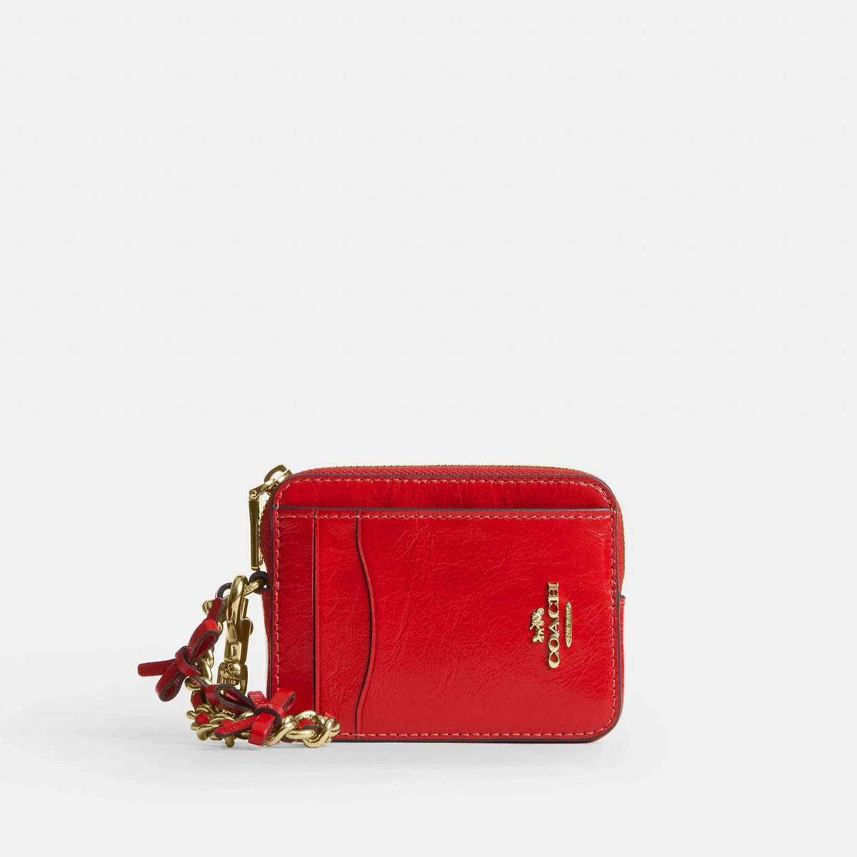 Coach Outlet Zip Card Case With Bows