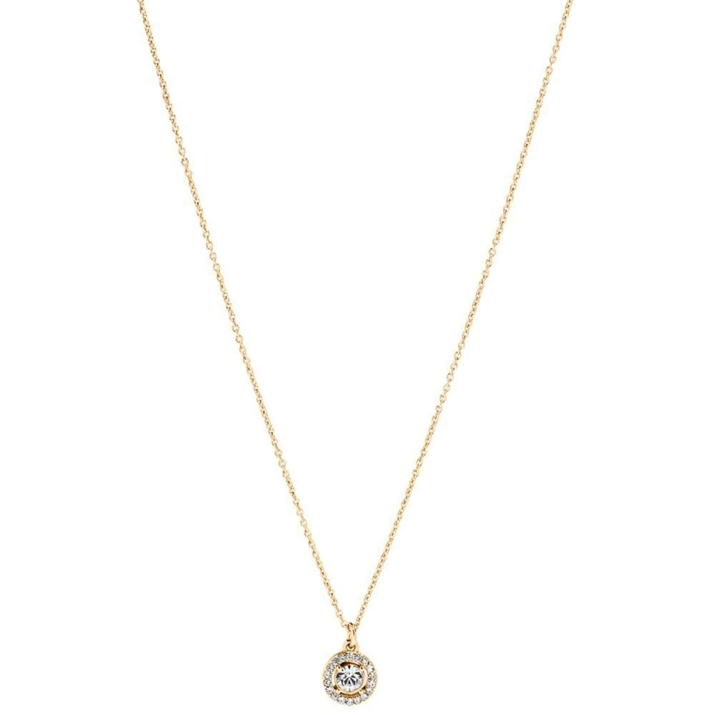 Crystal Halo Pendant Necklace, 16" + 2" extender