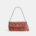 Coach Outlet Etta Small Flap Shoulder Bag With Floral Applique