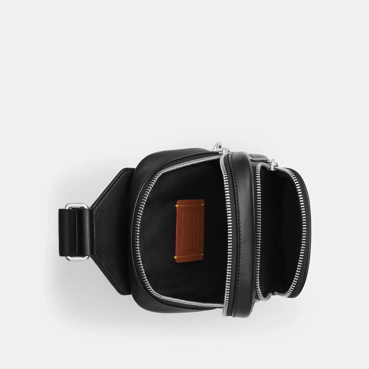 Coach Outlet Racer Sling Pack In Signature Canvas With Patches
