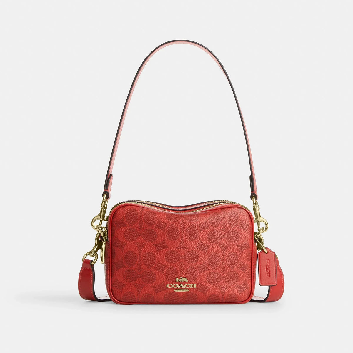 Coach Outlet Mini Carey Crossbody Bag In Signature Canvas