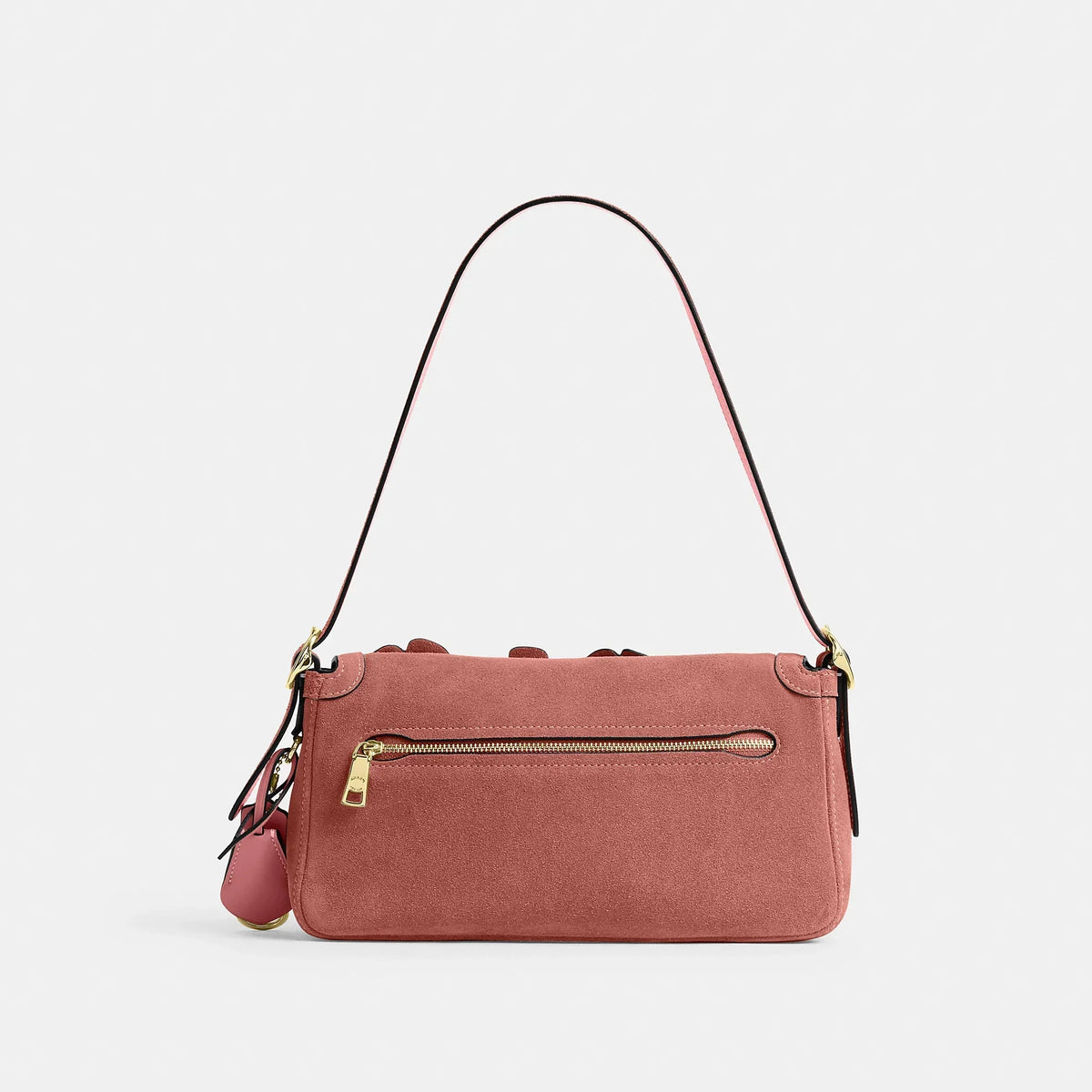 Coach Outlet Etta Small Flap Shoulder Bag With Floral Applique