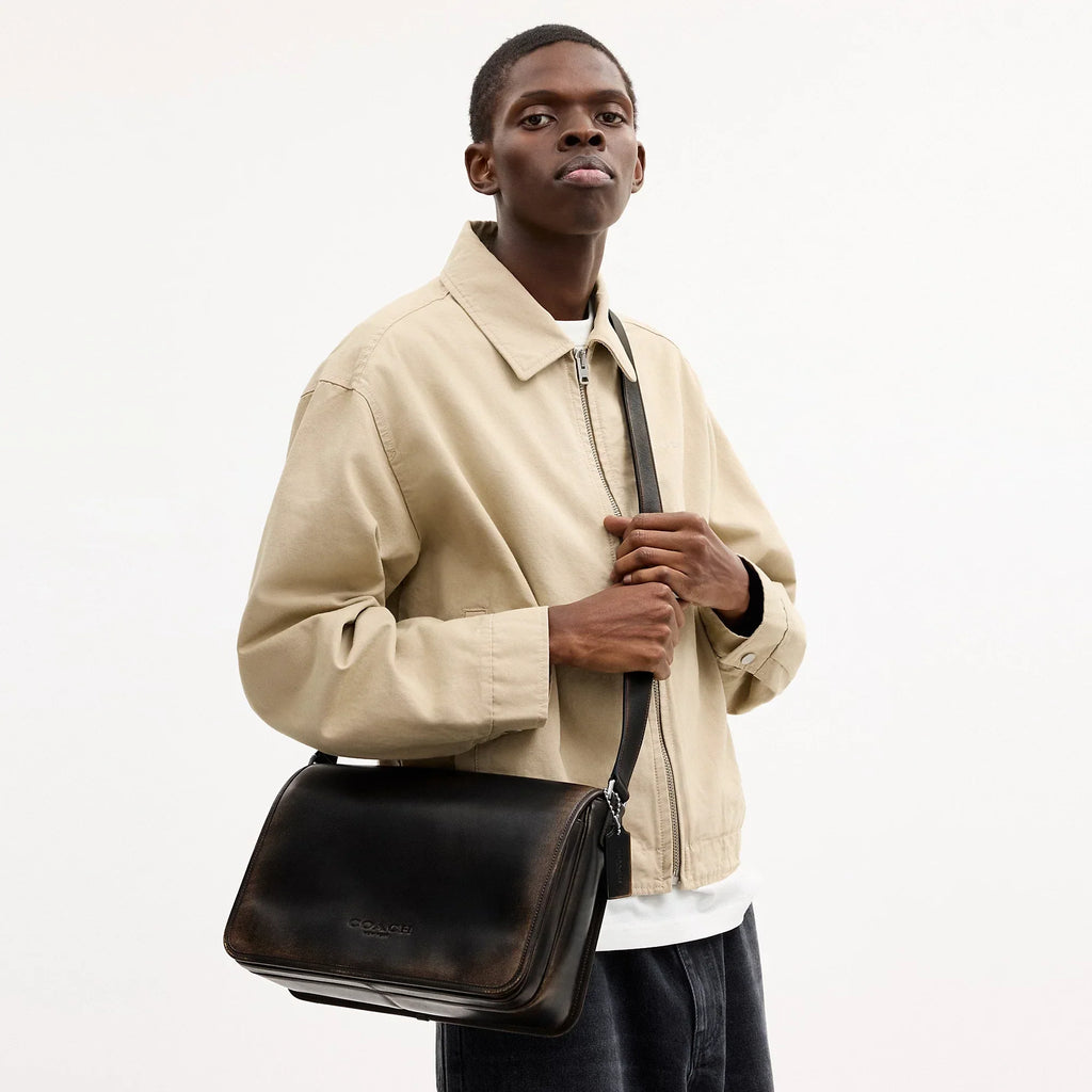 Coach Outlet Colby Messenger Bag 32 In Loved Leather
