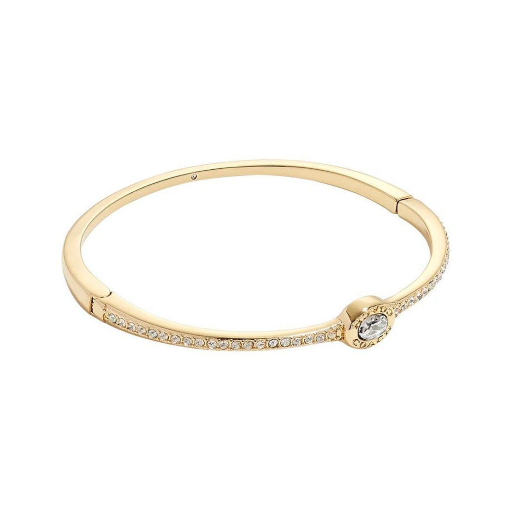 Signature Crystal Stone Pave Bangle Bracelet