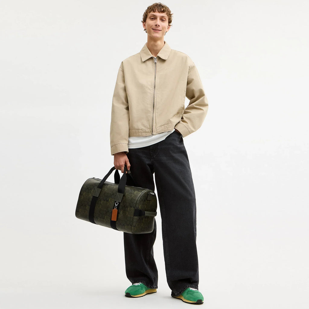 Coach Outlet Explorer Duffle Bag 45 In Signature Camo Print