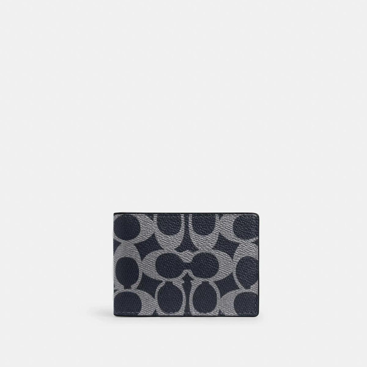 Coach Outlet Compact Billfold Wallet In Signature Canvas