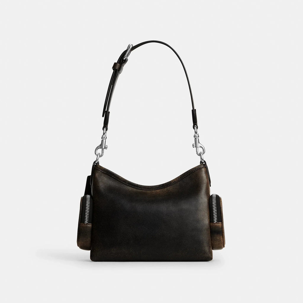 Coach Outlet Laurel Shoulder Bag 22 With Pockets In Loved Leather