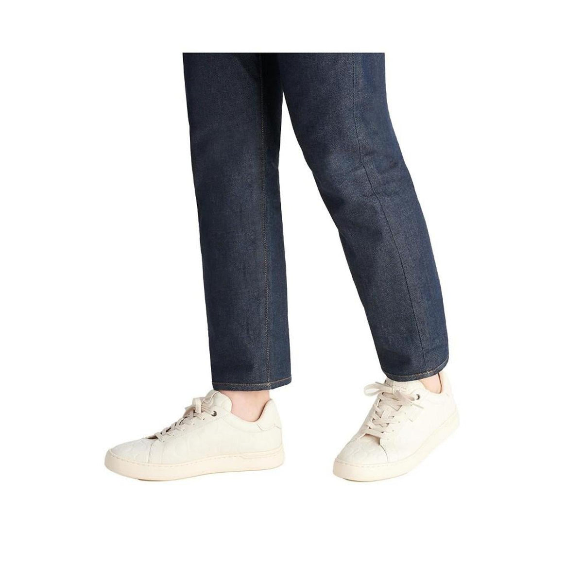 Men's Lowline Signature Leather Low Top Sneakers