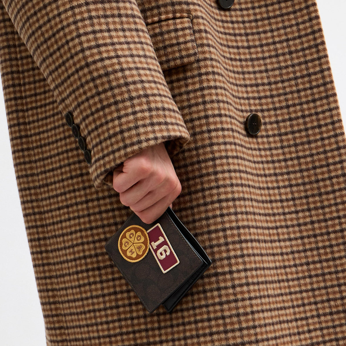 Coach Outlet 3-In-1 Wallet In Signature Canvas With Patches