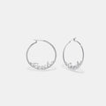 Coach Outlet Logo Script Hoop Earrings