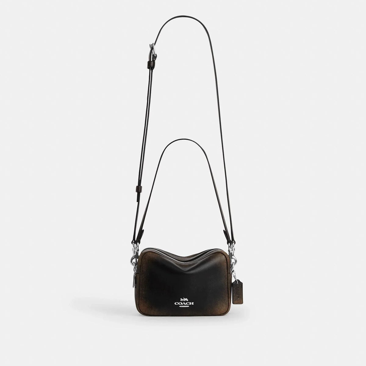 Coach Outlet Mini Carey Crossbody Bag In Loved Leather