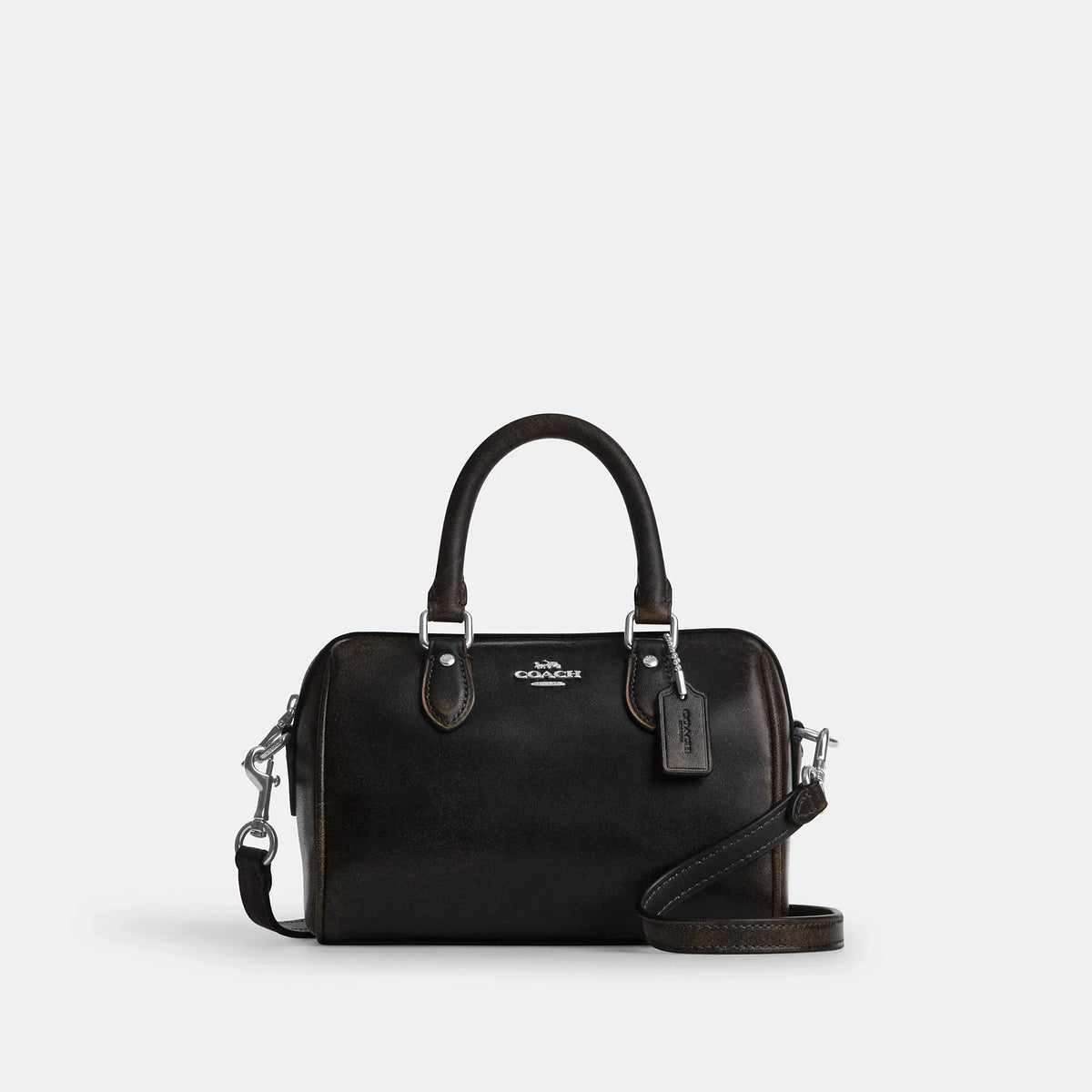 Coach Outlet Mini Rowan Crossbody Bag In Loved Leather